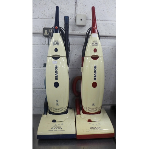 5133 - Two Hoover Pure Power 2100w vacuum cleaners