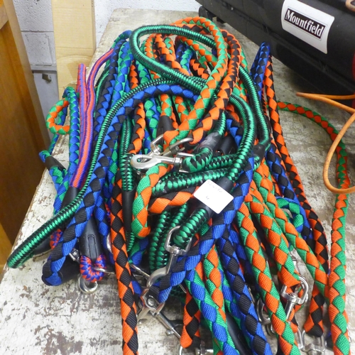 5159 - Approx. 39 assorted dog leads