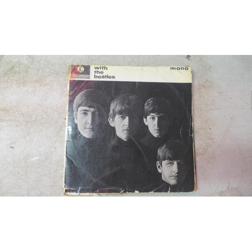 5112 - A box of LP records including The Beatles, Nirvana and a collectible Paul McCartney and the Frog Cho... 