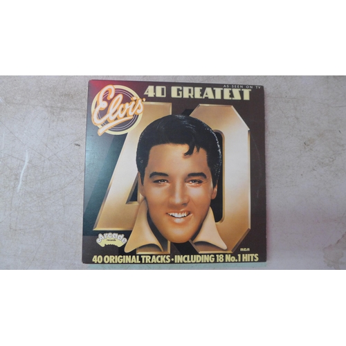 5113 - 30 Rock 'N' Roll LP records including Elvis Presley, Buddy Holly, Eddie Cochran, Chuck Berry, Roy Or... 