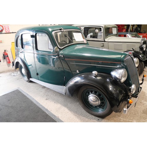 398 - A 1938 Standard Flying Ten Saloon registered AUT 433. This pre-war classic car has a 1141cc side-val...