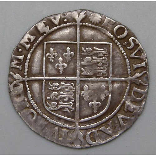 950 - COINS; Elizabeth I (1558-1603) 6th issue shilling, Escallop mint mark