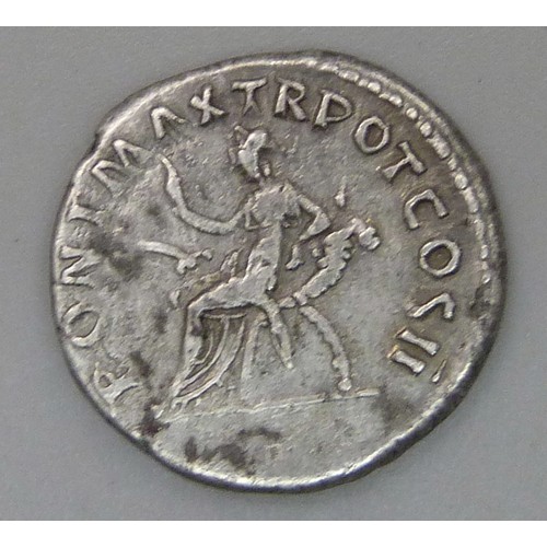 955 - COINS; Trajan silver Denarius 98-117 AD, bust ImPCAESNERVATRAIAN AVG GERM, reverse Pont Max TRPOT CO... 