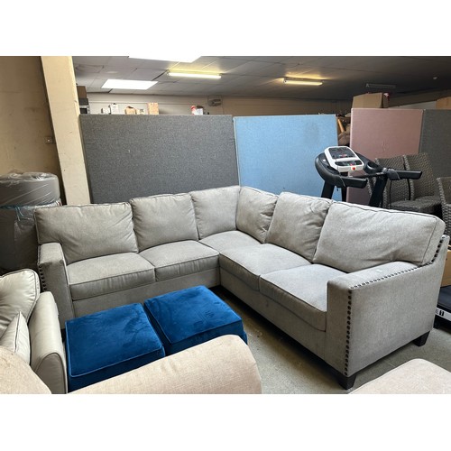 3203 - Ellen light grey sectional sofa - marked (4211-34) *This lot is subject to Vat