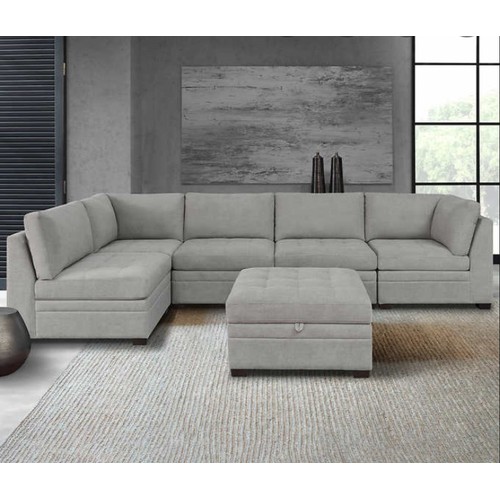 3161 - Tisdale 6 piece Sofa Beige Zipback , Original RRP £1249.99 + Vat (4213-18) *This lot is subject to V...