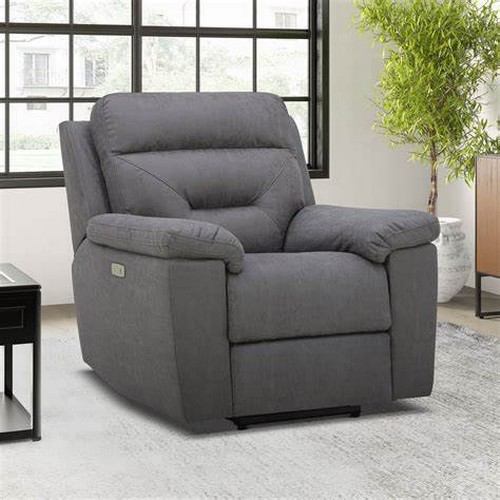 3170 - Justin Grey Armchair Power Recliner, Original RRP £399.99 + Vat (4213-13) *This lot is subject to Va... 