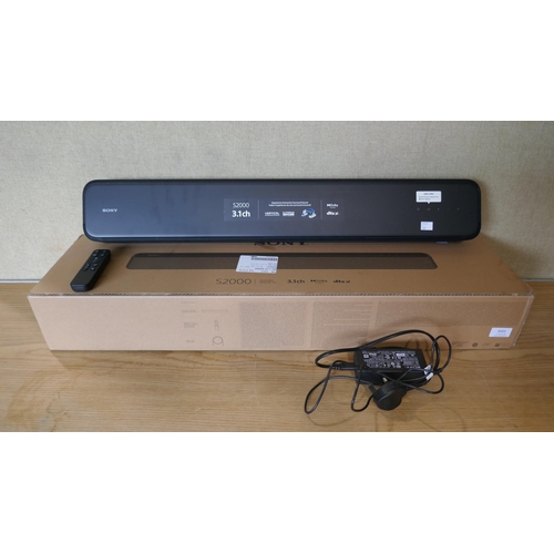 6001 - Sony 3.1 Ch Soundbar with Remote, Original RRP £329.99 + Vat (335-60) *This lot is subject to Vat