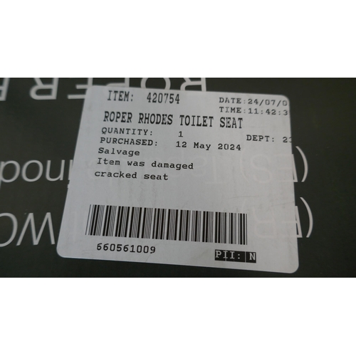 6013 - Roper Rhodes Toilet Seat - Secure Fix   (335-227) *This lot is subject to Vat