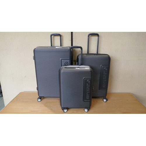 6015 - Superdry Luggage 3 piece set, Original RRP £149.99 + Vat (335-230) *This lot is subject to Vat