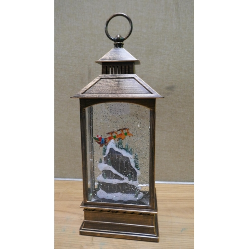 6186 - Holiday Spinning Lantern  (334-455) *This lot is subject to Vat