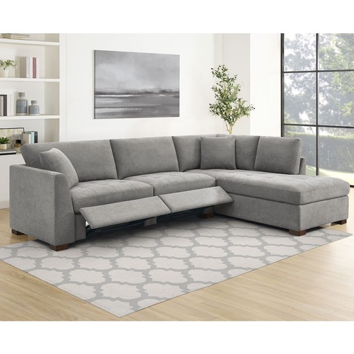 3160 - Miles 2 piece Power Sofa with Power Footrests, Original RRP £1083.33 + Vat (4213-26) *This lot is su... 