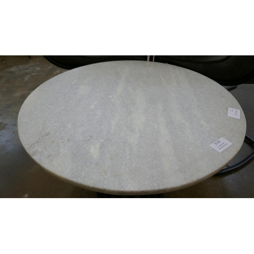 3119 - A marble topped lamp table  * This lot is subject to VAT