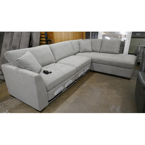 3160 - Miles 2 piece Power Sofa with Power Footrests, Original RRP £1083.33 + Vat (4213-26) *This lot is su... 