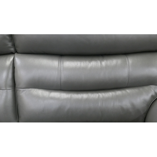 3162 - Fletcher 2.5 Seater Leather Power Recliner, Original RRP £1124.99 + Vat (4213-22) *This lot is subje... 