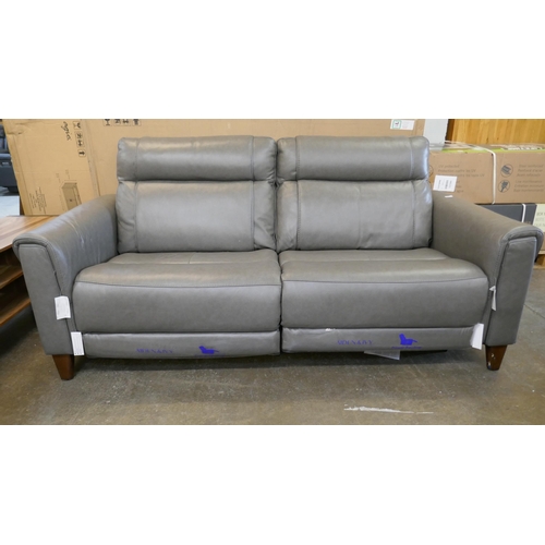 3174 - Spencer Leather 2.5 Seater - Aiden & Ivy  , Original RRP £916.66 + Vat (4213-25) *This lot is subjec... 