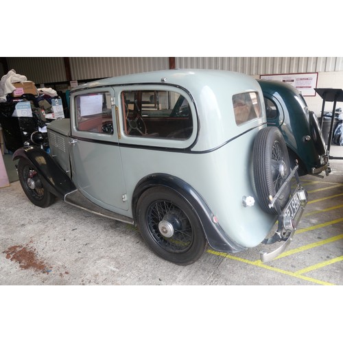 397 - A 1934 Standard 9 Saloon registered BPJ 956. This classic pre-war car is fitted with a 1052cc side-v... 