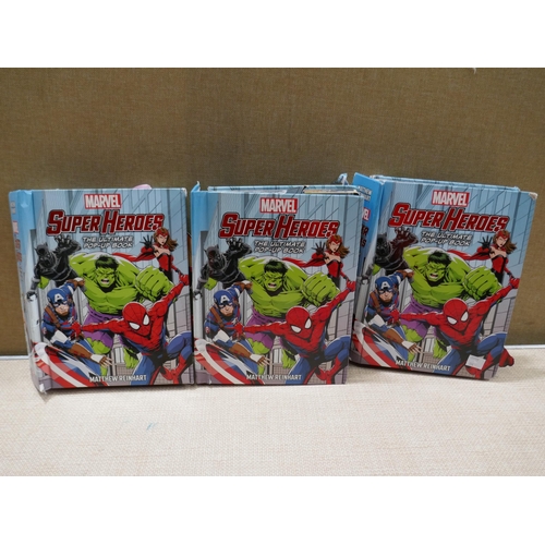 6158 - 3 x The Marvel Superheroes Books And Disney Pad - Damaged (334-185,186,187) *This lot is subject to ... 