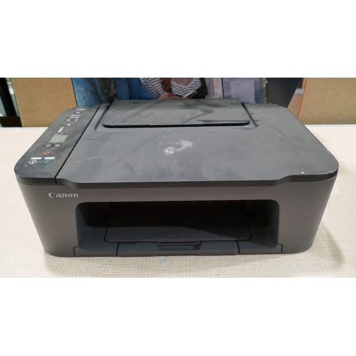 6159 - 2 x Canon Pixma Printers - Model Ts3451 - This lot requires a UK adapter (334-396,397) *This lot is ... 