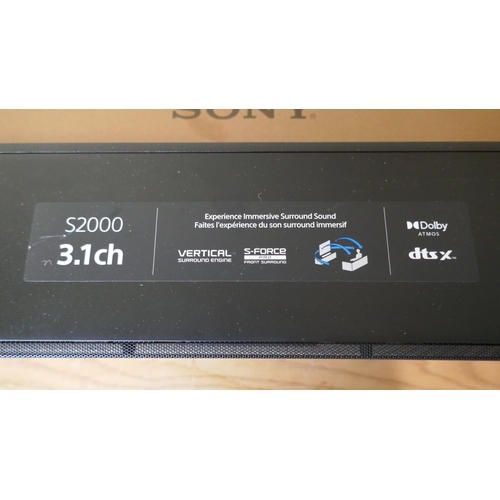 6001 - Sony 3.1 Ch Soundbar with Remote, Original RRP £329.99 + Vat (335-60) *This lot is subject to Vat