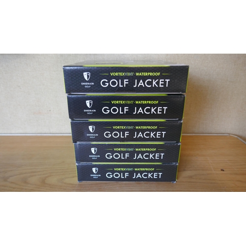 6040 - 5 x Shedrain Vortex Vent golf jackets: size medium (335-58/85758) *This  lot is subject to Vat