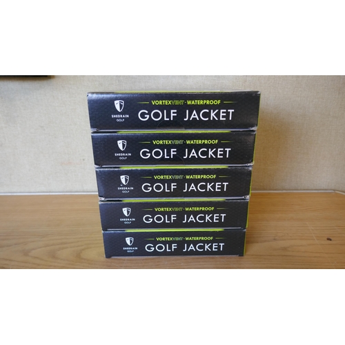 6042 - 5 x Shedrain Vortex Vent golf jackets: size small (335-60/85758) *This  lot is subject to Vat