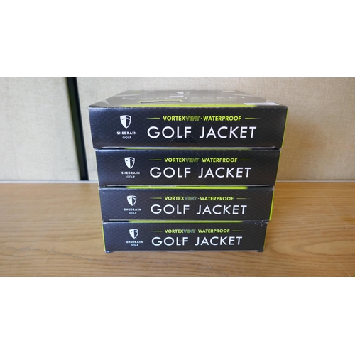 6044 - 4 x Shedrain Vortex Vent golf jackets: size 2 x small, 2 x  medium (335-62/85758) *This  lot is subj... 