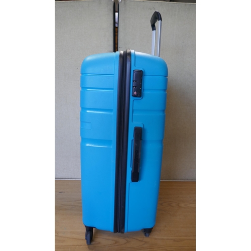 6054 - At Jetdriver Large 79Cm  4 Wheel Spinner Luggage Case  (335-443) *This lot is subject to Vat