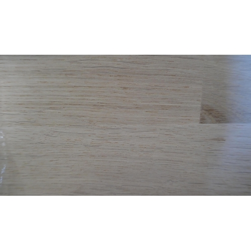 6063 - Solid Oak Island Worktop (554-163)   * This lot is subject to vat