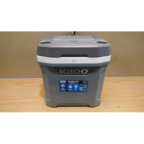 6150 - Igloo 62Qt Cooler (Damaged) - This lot requires a UK adapter (334-259) *This lot is subject to Vat