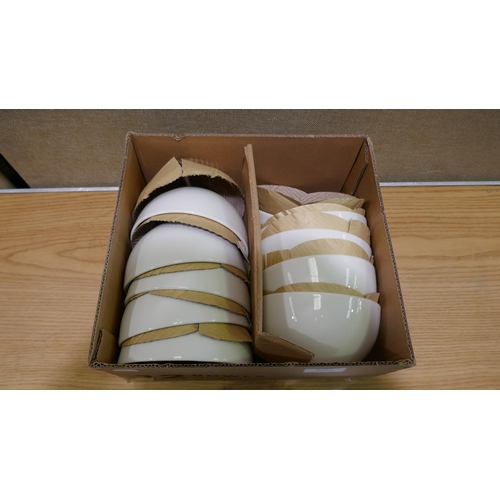 6155 - E/Dining Cereal Bowl pack (334-237) *This lot is subject to Vat