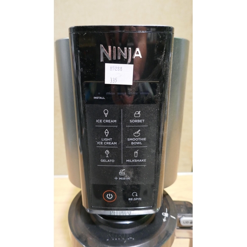 6256 - Ninja Ice Cream Maker  -  Nc300Ukco, Original RRP £169.99 + Vat (335-72) *This lot is subject to Vat