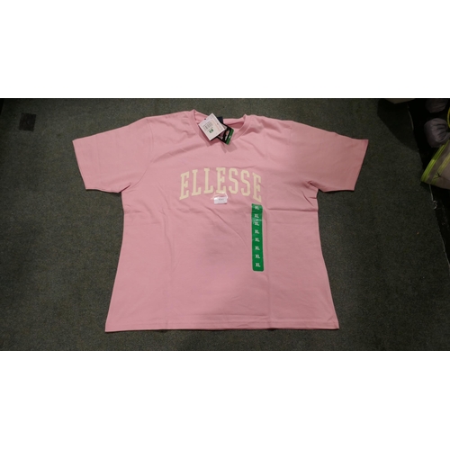 6261 - 6 X Ellesse light Pink Ladies T-shirts: Size XL (335-2/85796) *This lot is subject to Vat