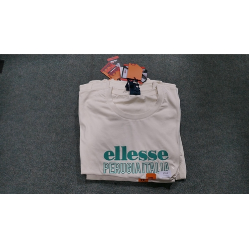 6263 - 6 X Ellesse off white Ladies T-shirts: Size XXL (335-4/85796) *This lot is subject to Vat