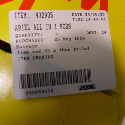 6107 - Ariel All In 1 Pods 140 Wash  3.72Kg   (335-58) *This lot is subject to Vat