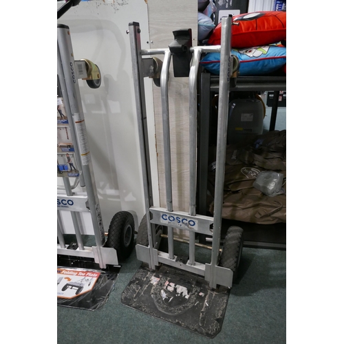 6204 - 2 x Cosco 3 In 1 Hand Trucks (Both Damaged)   (335-381,382) *This lot is subject to Vat