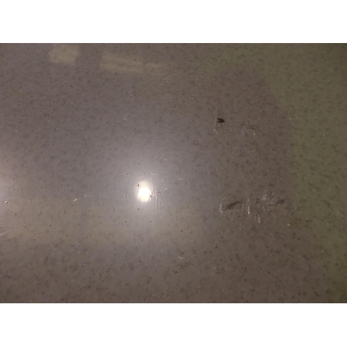 6275 - White Granite Effect Worktop 306cm x 90cm (554-155)   * This lot is subject to vat