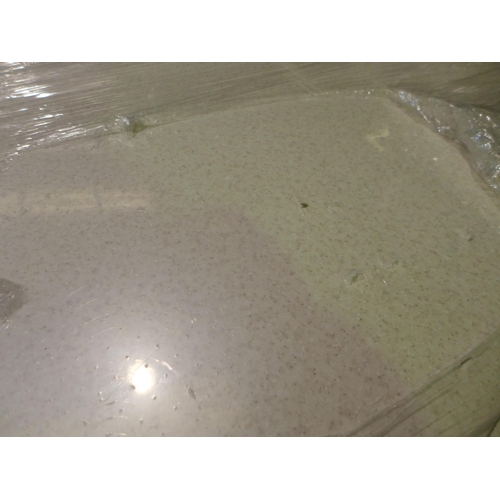 6277 - White Granite Effect Worktop 306cm x 90cm (554-157)   * This lot is subject to vat