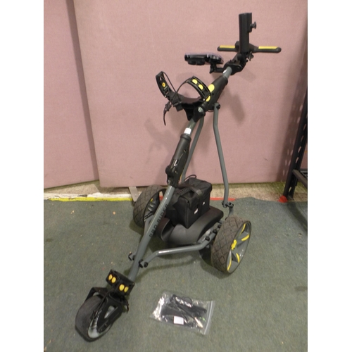 6279 - Pro Rider Grey Electric Golf Trolley with Battery and Charger