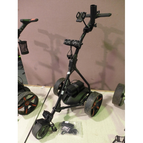 6283 - Ben Sayers Black Electric Golf Trolley with Battery and Charger