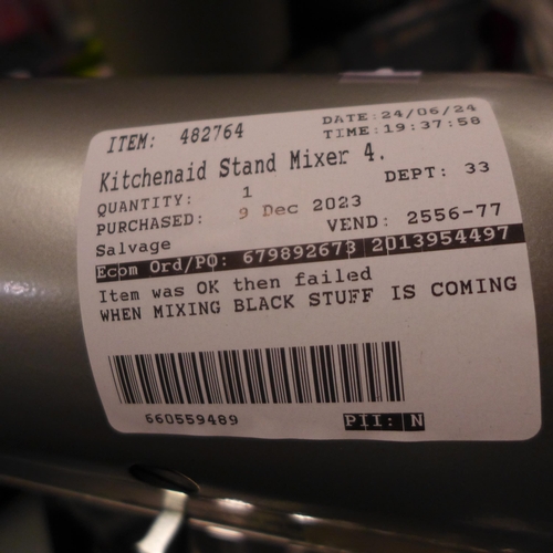 6297 - KitchenAid Stand Mixer 4.3L , Original RRP £299.99 + Vat (335-66) *This lot is subject to Vat