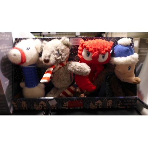 6299 - Bone & Barkers Seasonal  Dog Toys  (335-63) *This lot is subject to Vat