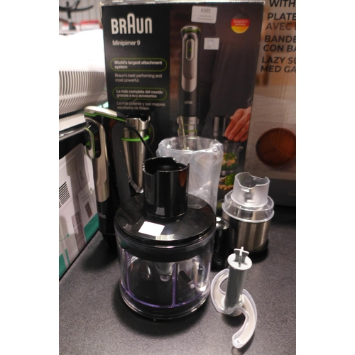 6301 - Braun Hand Blender -  Mq9138Xi  (335-75) *This lot is subject to Vat