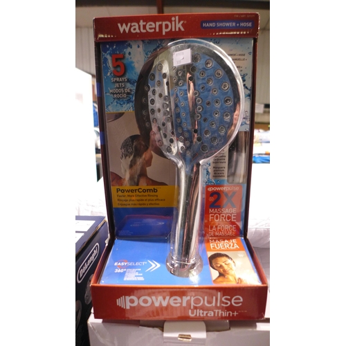 6306 - Waterpik Powerpulse Shower Head And Hose  (335-315) *This lot is subject to Vat