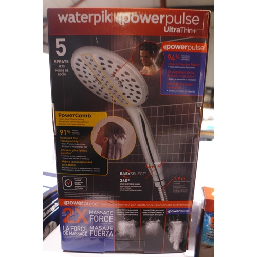 6307 - Waterpik Powerpulse Shower Head And Hose  (335-314) *This lot is subject to Vat