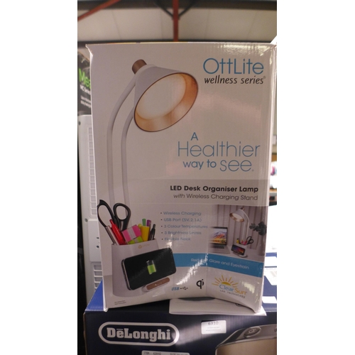 6311 - De'longhi Genio S Coffee Machine, Ottlite Led Organiser Desk Lamp (335-310,328) *This lot is subject... 