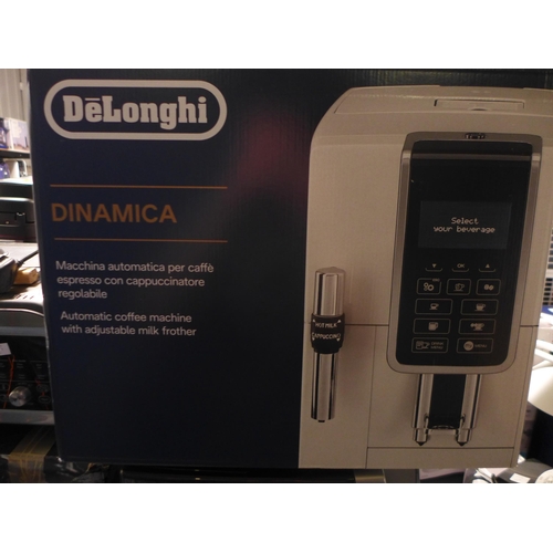 6312 - Delonghi Dinamica Bean to Cup Coffee Machine Ecam350.35.Sb, Original RRP £379.99 + Vat (335-330) *Th... 