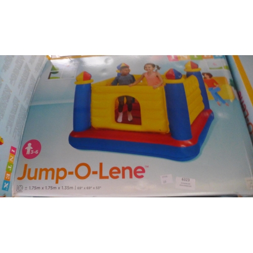 6323 - 2 x Intex Castles Bouncer Jump-O-Lene     (335-64,65) *This lot is subject to Vat