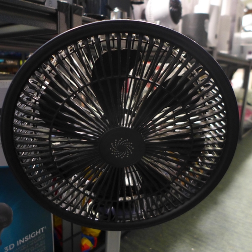 6325 - Nsa Folding Stand Fan with Remote   (335-325) *This lot is subject to Vat