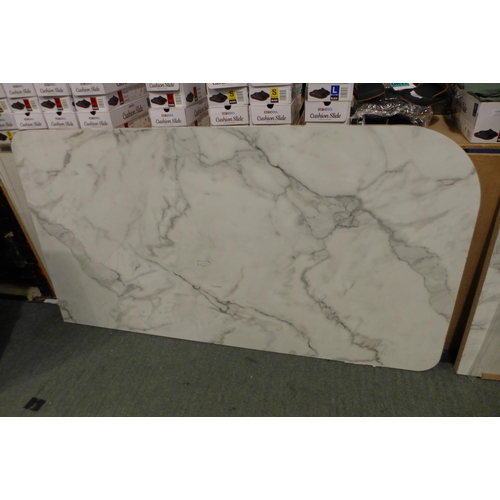 6332B - Calacatta Cloud Matt Effect Island Worktop  (554-158)   * This lot is subject to vat