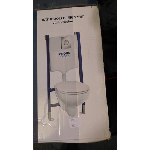 6334 - Grohe Wall Hung Toilet   , Original RRP £249.99 + Vat (335-319) *This lot is subject to Vat